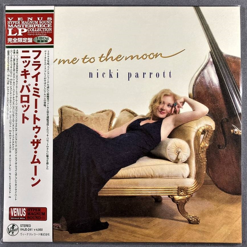 新品　ニッキ・パロット　ヴィーナスレコード　Nicki Parrott Fly Me To The Moon Venus Records　送料500円　限定盤　180グラム重量盤_画像1