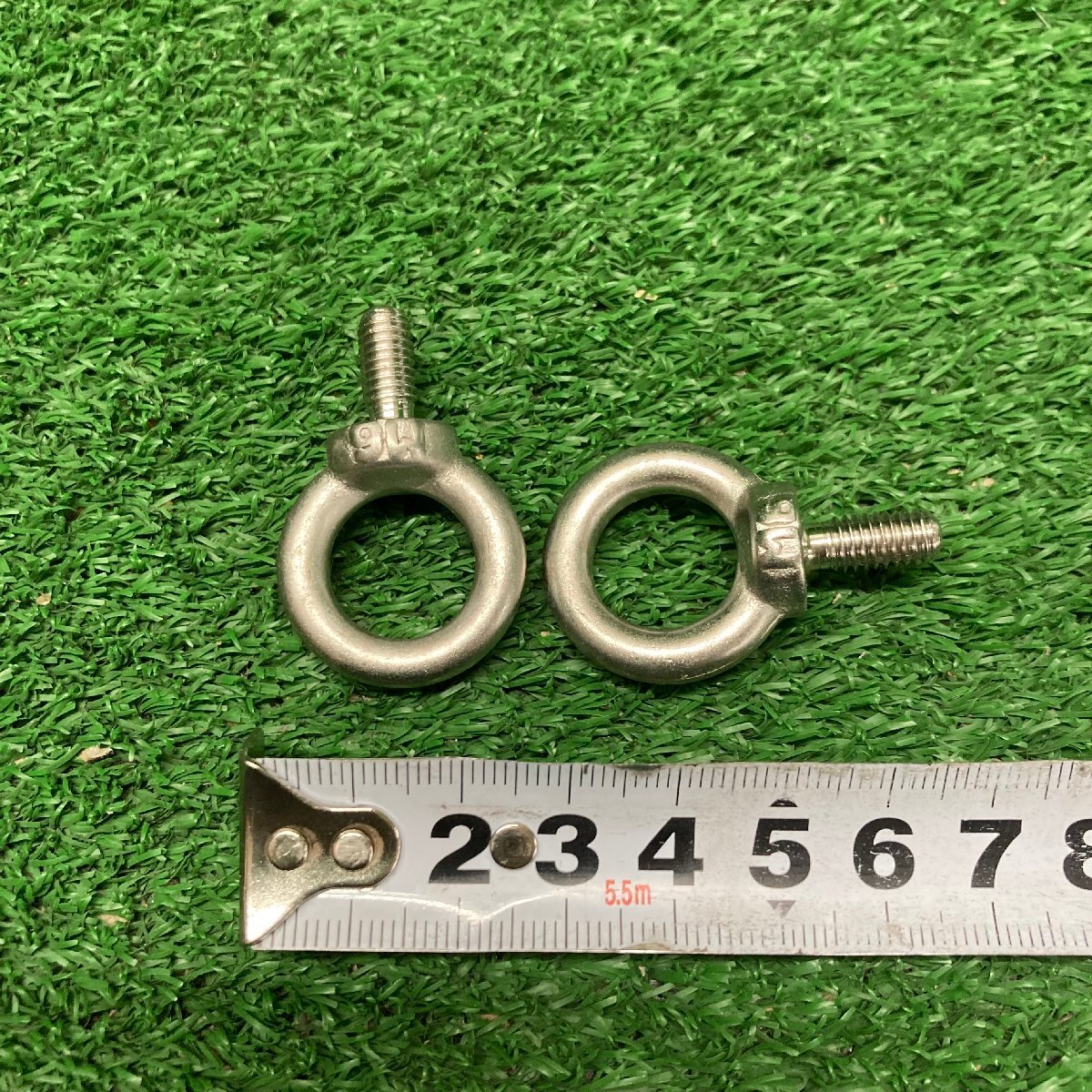 ...i020 made of stainless steel eyebolt [M6]φ approximately 5mm hoisting accessory construction work construction *40 piece set 