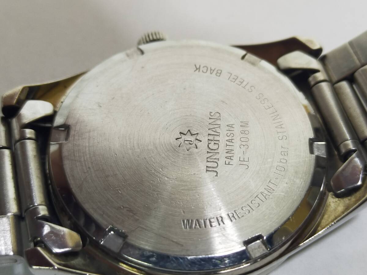 中古 JUNGHANS ユンハンス　FANTASIA　JE-308M 稼働品　白文字盤　C26_画像6