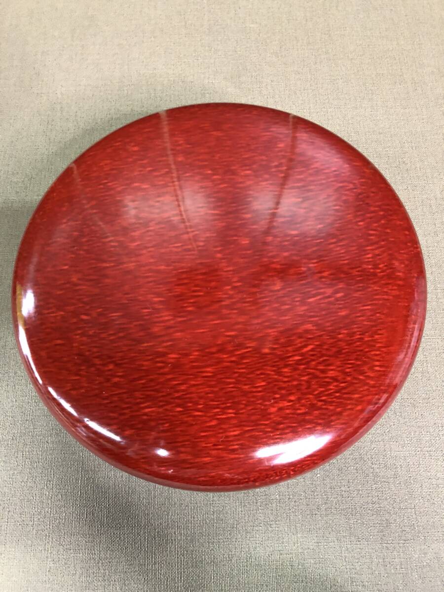  unused storage goods * cake box *.. lacquer ware * after wistaria paint * diameter approximately 175