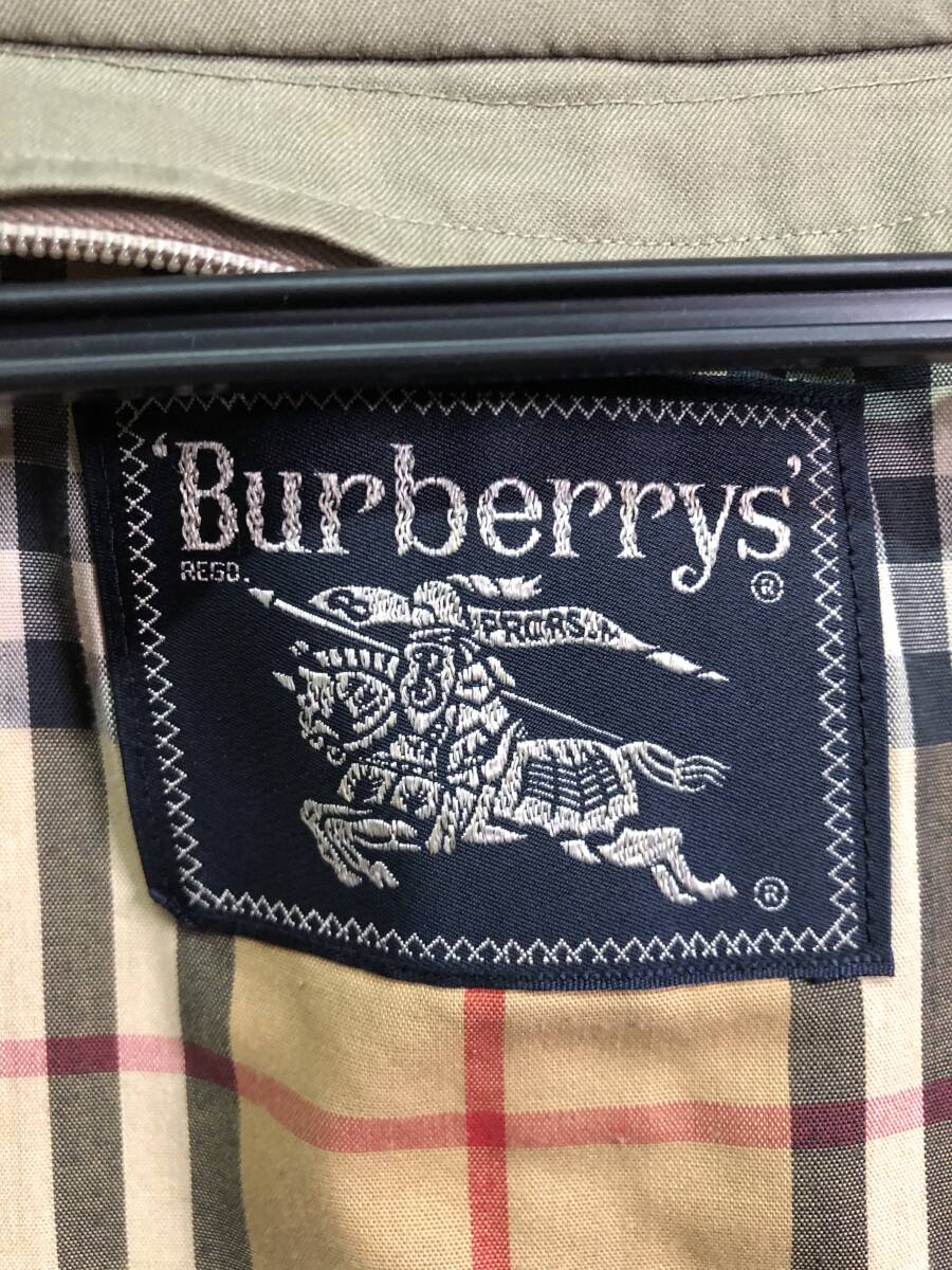 中古☆BURBERRY/バーバリー☆ロングコート（A）☆クリーニング店にてクリーニング済☆ヴィンテージ☆シミあり_画像5