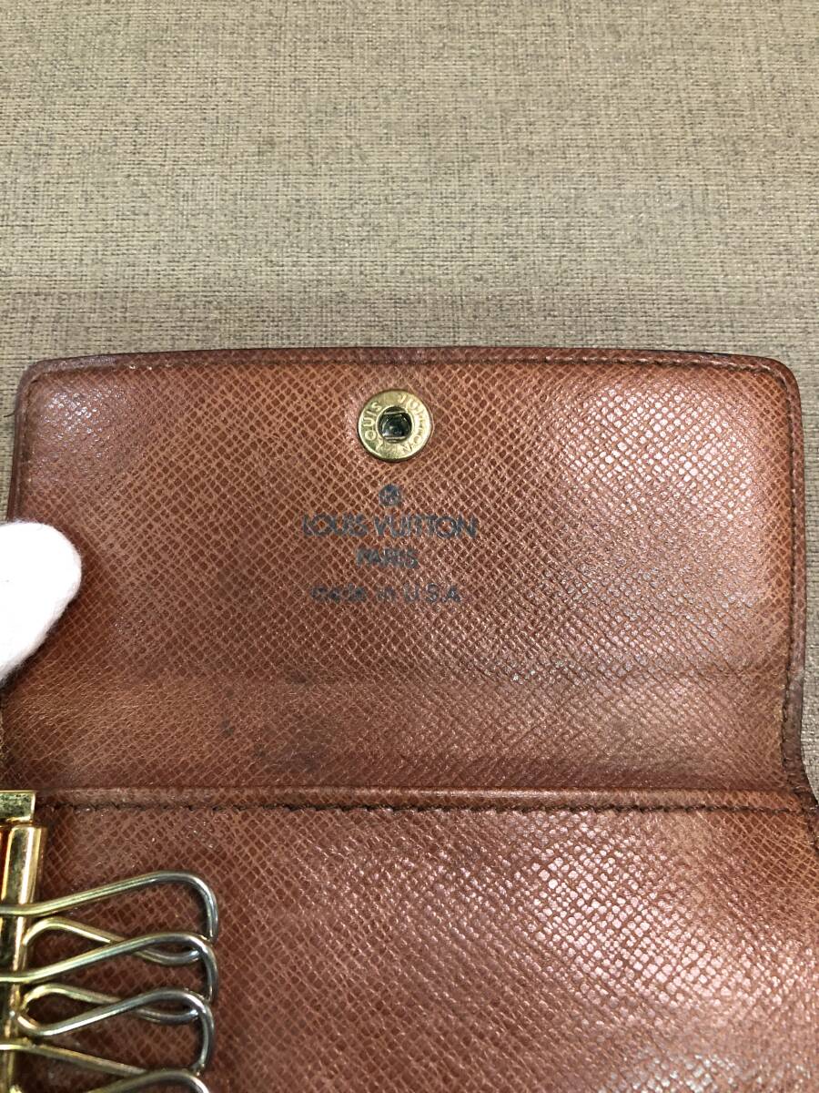 中古☆LOUIS VUITTON/ルイ・ヴィトン☆キーケース4連☆ミュルティクレ4☆モノグラム_画像4