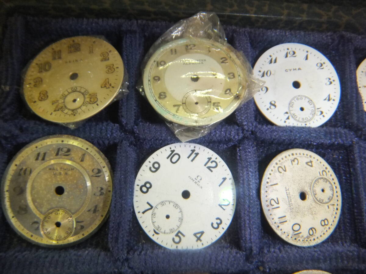 戦前～時計店廃業　スモセコ　文字盤　大量　デッドストック　ケース付き_画像9