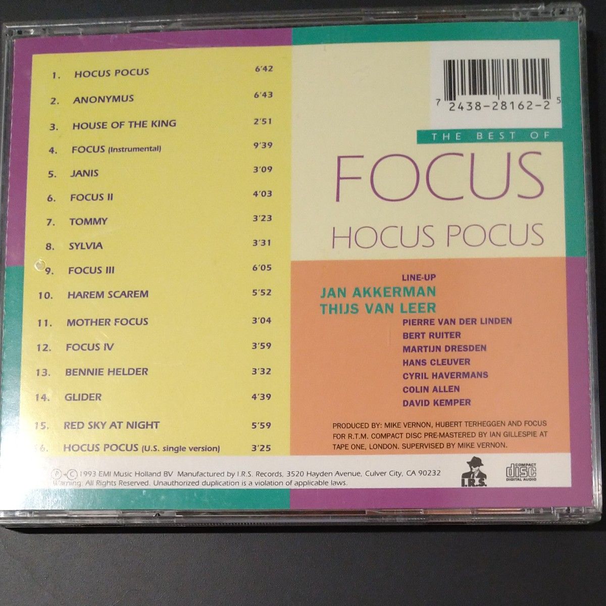 FOCUS  THE BEST OF (hocus pocus)  輸入盤 CD