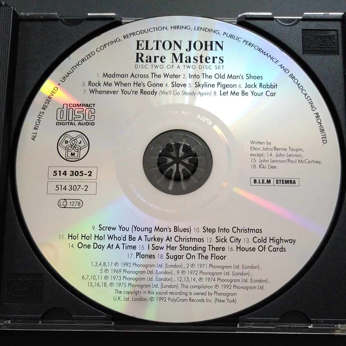 Elton John  Rare Masters  輸入盤 CD２枚組