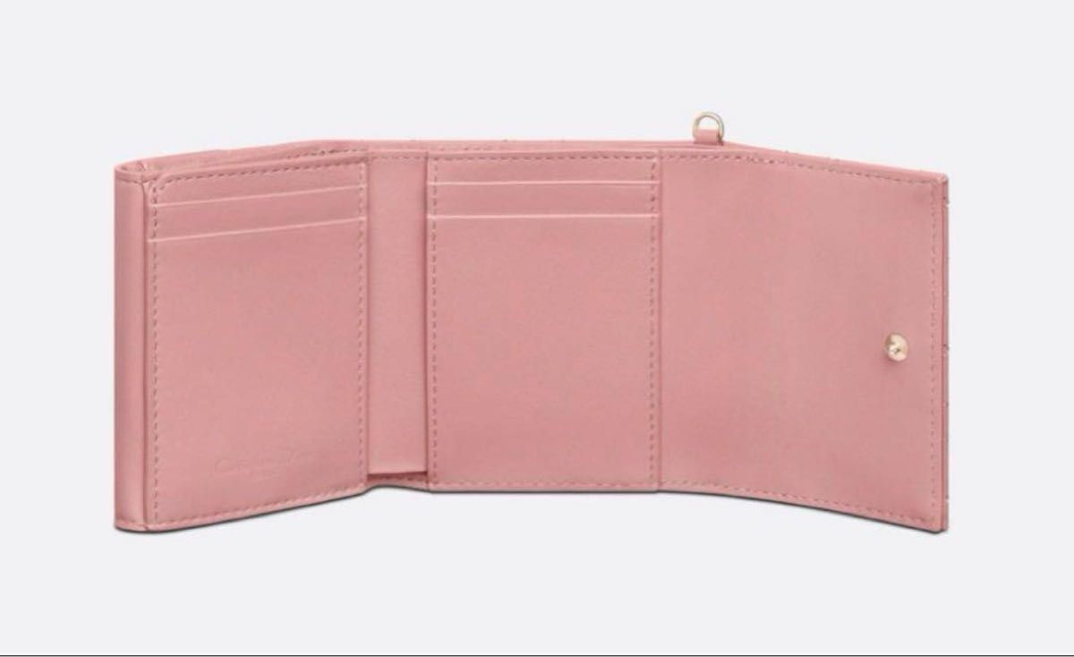 Dior  ロータスウォレット 日本限定 アンティーク ピンク レディディオール  財布