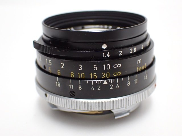 外観良品 Leitz Leica SUMMILUX 35mm F1.4 第1世代 ライツ ライカ ズミルックス Mマウント 1972年頃 12504 フード付 ∬ 6D1CB-26_画像5