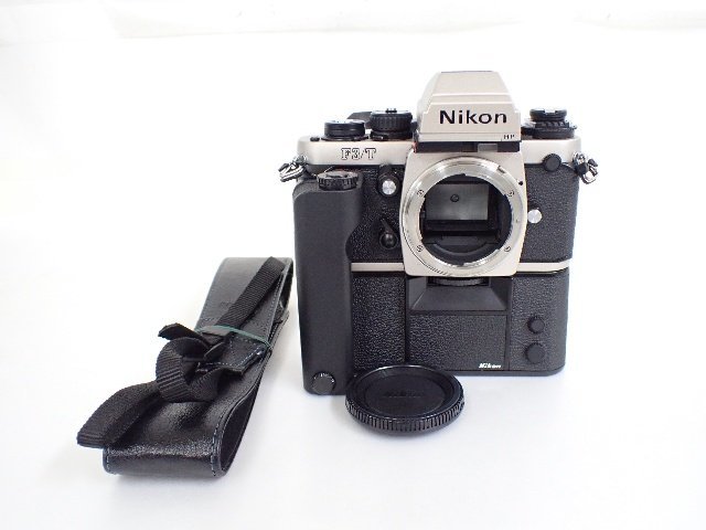 Nikon ニコン F3/T HP チタンカラー フィルム一眼レフカメラ ボディ MD-4 モータードライブ付き ∴ 6D5BA-78_画像1