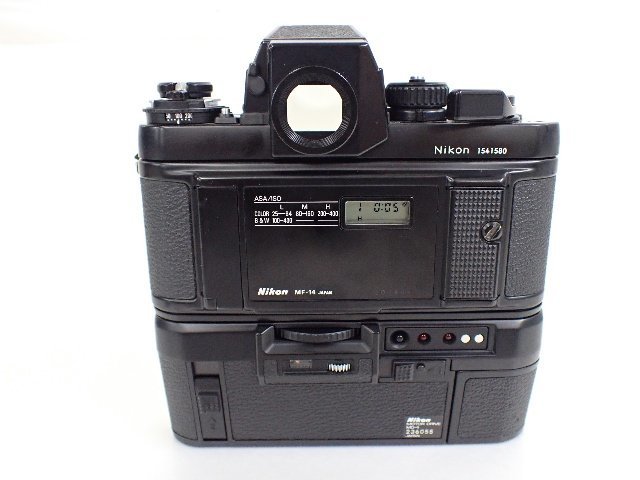 Nikon ニコン F3 HP フィルム一眼レフカメラ MF-14/MB-4/DW-4 データバック/モータードライブ/ファインダー 説明書付 ∴ 6D5BA-77_画像5