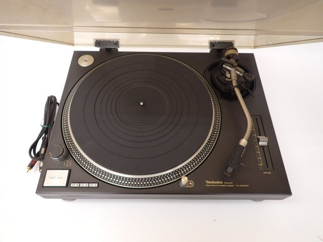 Technics テクニクス ダイレクトドライブレコードプレーヤー ターンテーブル SL-1200MK4 audio-technica カートリッジ AT30E □ 6D9D1-5_画像1