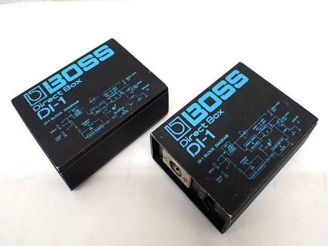 BOSS ボス DI-1 ダイレクトボックス 2台セット ∩ 6D85F-3