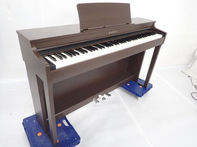 【良品/静岡県来店引取限定品】KAWAI DIGITAL PIANO CN29DW 88鍵 電子ピアノ カワイ 高低自在椅子付き 2019年製 △ 6DA58-1_画像2