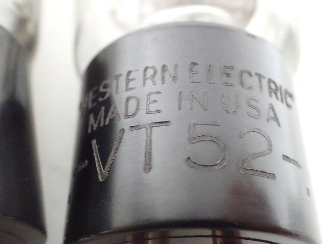 Western Electric ウェスタンエレクトリック 真空管 VT52 2本セット ★ 6DA68-41_画像5