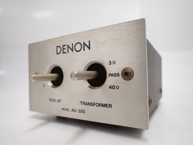 DENON AU-320 デノン デンオン MC昇圧トランス 動作品 ∬ 6D664-10_画像1