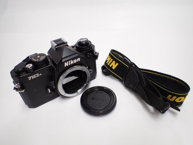 良品 Nikon FM3A ブラック ニコン フィルム一眼レフカメラ ボディ ∬ 6D6F0-4