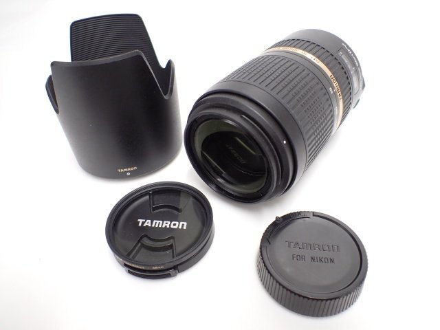 良品 TAMRON SP 70-300mm F4-5.6 Di VC USD (A005) タムロン (Nikon ニコン AF Fマウント) 望遠ズームレンズ ∬ 6D6F0-16_画像1