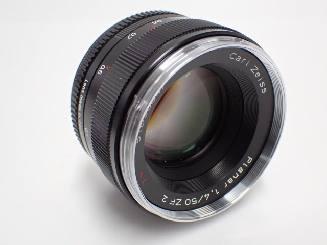 良品 Carl Zeiss Planar 50mm F1.4 ZF.2 T* カールツァイス プラナー (Nikon ニコン Fマウント) 標準レンズ ∬ 6D6F0-9_画像2