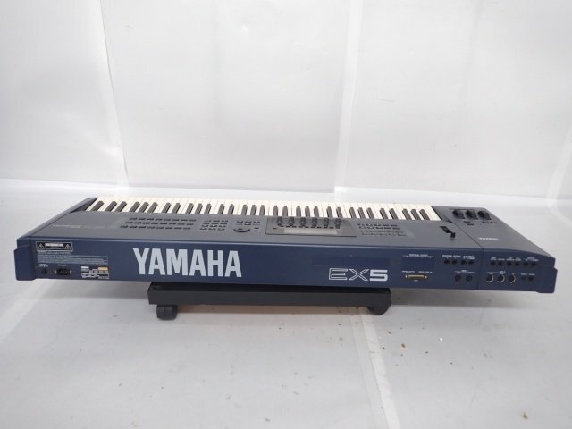 【良品】YAMAHA EX5 シンセサイザー/ワークステーション 76鍵モデル SCSIコネクタ搭載 ヤマハハードケース付き 鍵盤楽器 △ 6D910-2_画像4