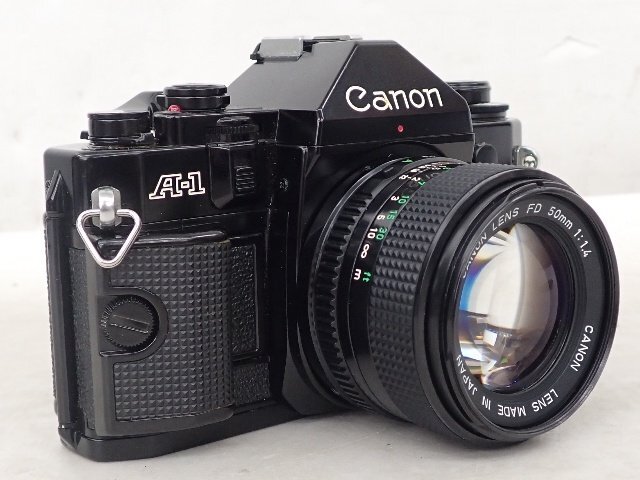 Canon 一眼レフカメラ A-1 FD 50mm F1.4 レンズ付き ジャンク品 キャノン ▽ 6DA18-8_画像1