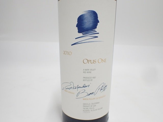 【未開栓】 OPUS ONE 2010 750ml 14.5% オーパス ワン 赤ワイン ∬ 6DA24-1_画像5