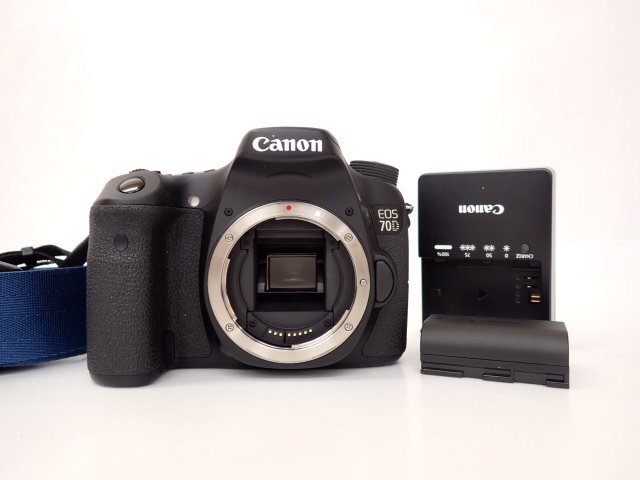 Canon キヤノン デジタル一眼レフカメラ EOS 70D ボディ バッテリー/充電器付き □ 6DBC5-11の画像1