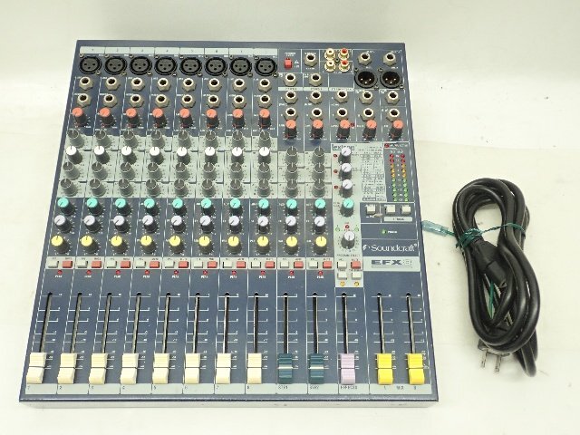 Soundcraft sound craft EFX8 analog mixer ¶ 6DBCC-3