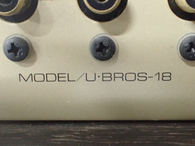 UESUGI 上杉研究所 真空管/管球式ステレオコントロールアンプ U・BROS-18 ★ 6DC6F-1の画像5