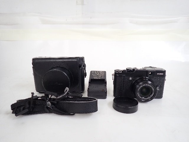 FUJIFILM 富士フィルム X20 コンパクトデジタルカメラ ブラック ストラップ/ケース付 ∴ 6D40B-6_画像1