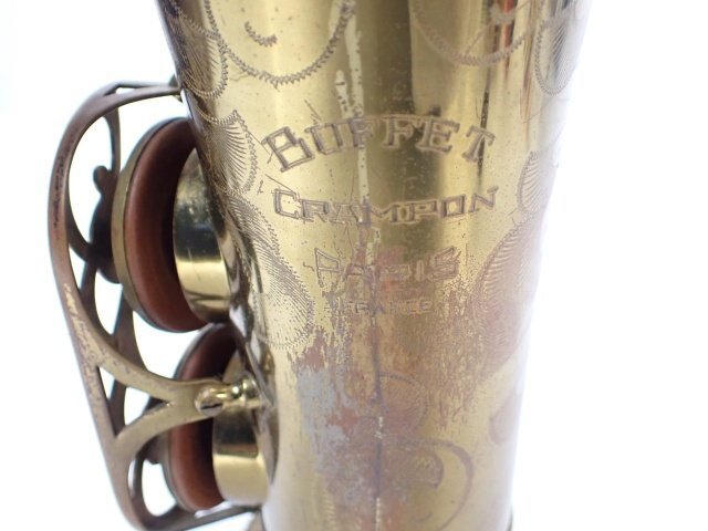 BUFFET CRAMPON SUPER DYNACTION アルトサックス ビュッフェクランポン フランス ビンテージ 木管楽器 1958年製 △ 6DA65-1の画像4