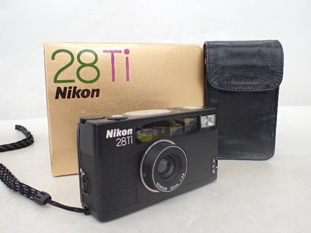 Nikon コンパクトフィルムカメラ 28Ti ソフトケース/元箱付き ニコン ▽ 6D863-9の画像1