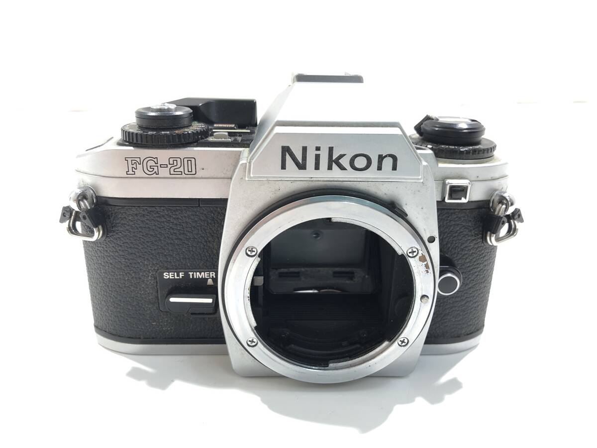 1円スタート ジャンク品 ジャンク nikon fg-20 ボディ macro1：4 レンズ TEFNON No.102069 f＝80~200mm_画像2