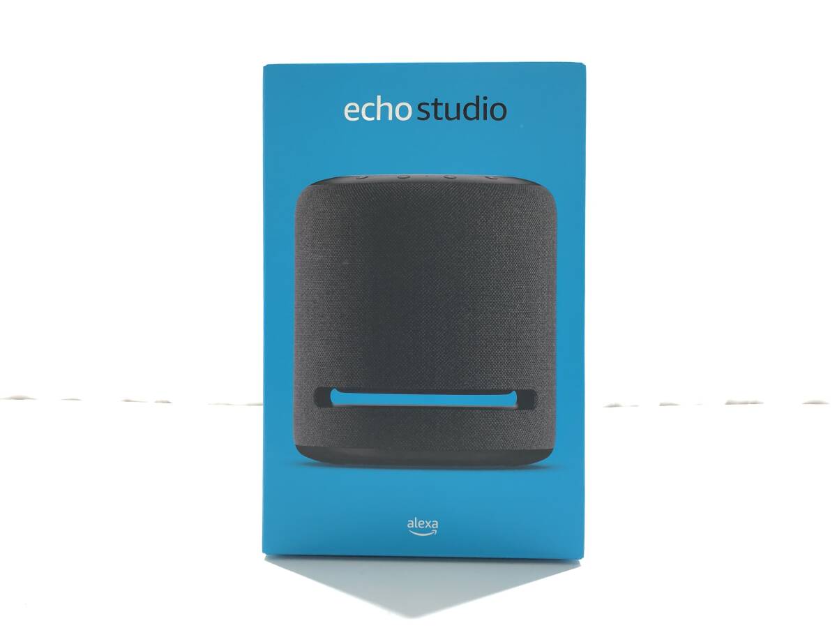 1円スタート 未使用品 Amazon アマゾン Echo Studio エコースタジオ Hi-Fiスマートスピーカーwith 3Dオーディオ&Alexa_画像1