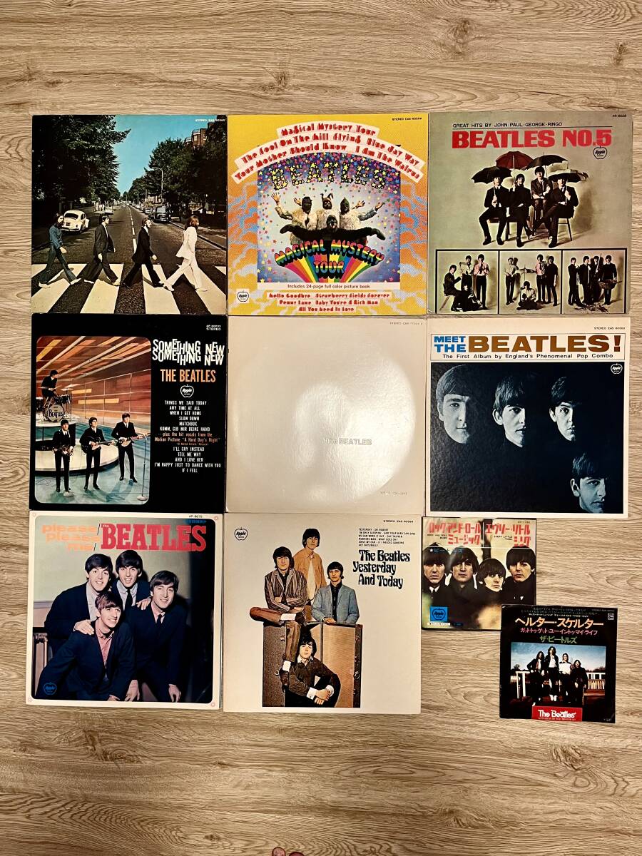 ■The Beatles ビートルズ レコード まとめて 10枚 中古 整理品の画像1