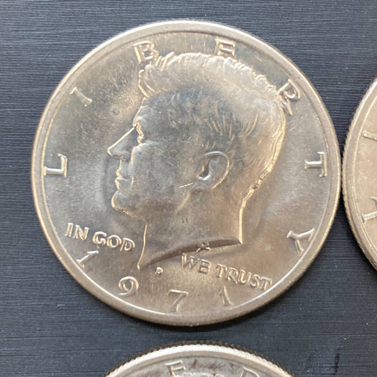 #7512　海外硬貨　アメリカ　ケネディ　1971年　HALFDOLLAR　50セント　おまとめ15枚_画像3