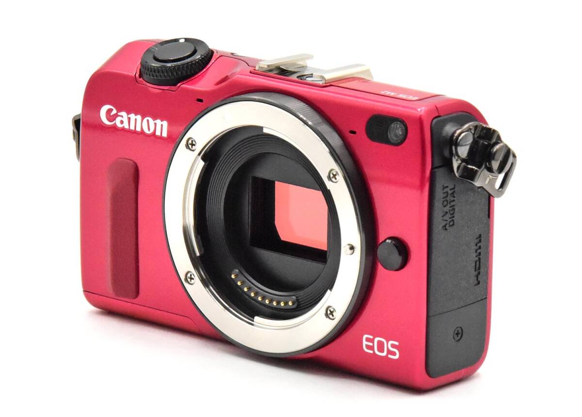 ■ 美品 ■ キャノン Canon EOS M2 レンズセット レッド　　#KN1MA4-76_画像2