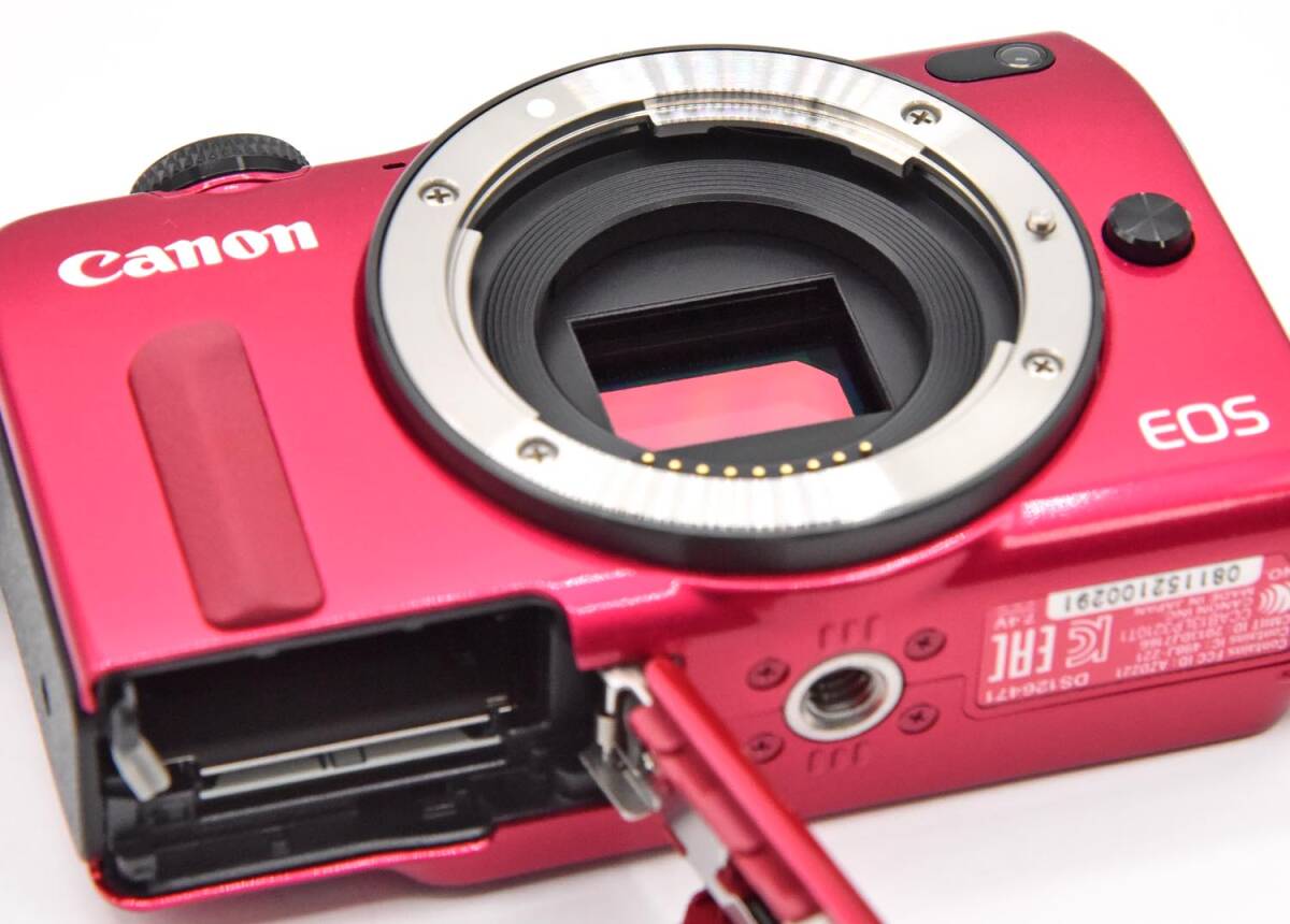 ■ 美品 ■ キャノン Canon EOS M2 レンズセット レッド　　#KN1MA4-76_画像10