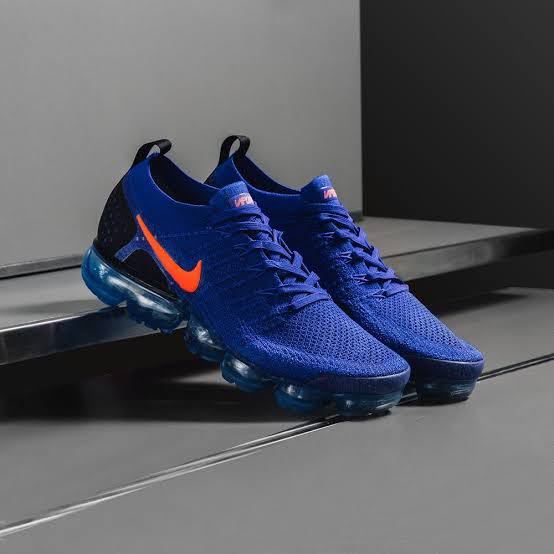 NIKE AIRMAX VAPORMAX 27.5 BBO01 ナイキ エアマックス ヴェイパーマックス スニーカー 95 ジョーダン ブルー オレンジの画像2