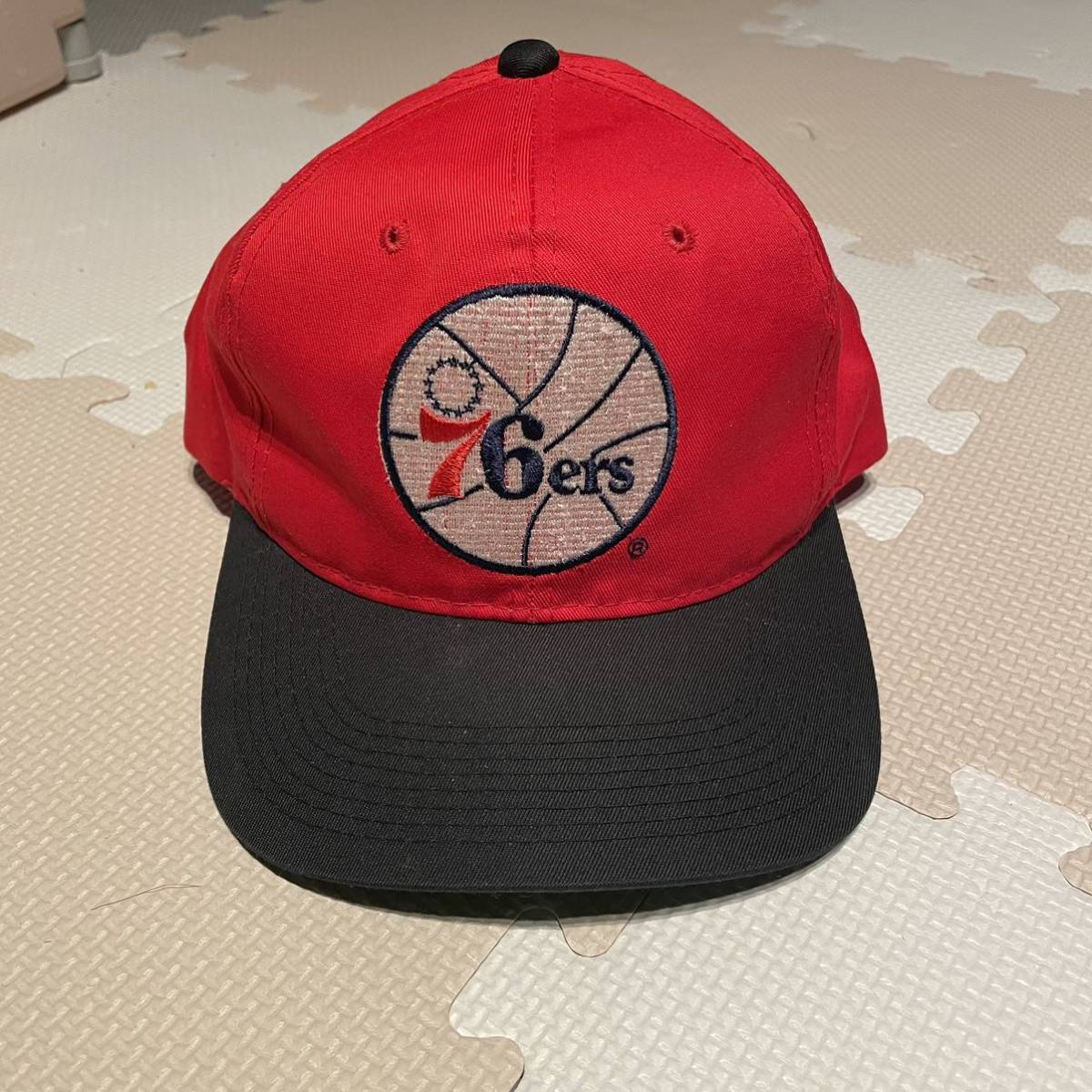 NBA シクサーズ　キャップ　帽子　76ers 90s_画像1