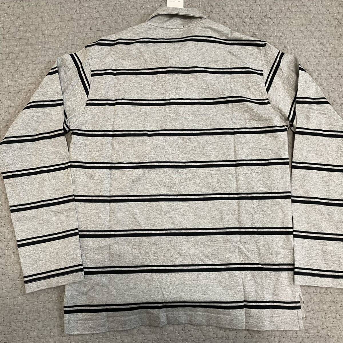 old uniqlo 紺タグ 90s テンジクボーダーポロ 長袖 Mサイズ old uniqlo 紺タグ 90s テンジクボーダーポロ 長袖 Mサイズ