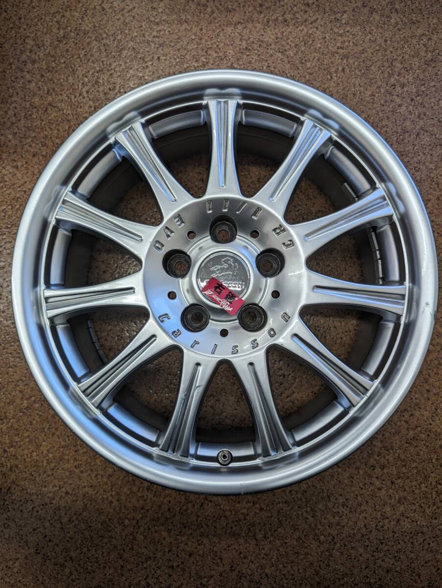 ★☆大宮発☆★Carlsson　カールソン　CR　1/11　EVO　中古17インチ　ホイール4本セット！売切り2000円スタート！_画像5