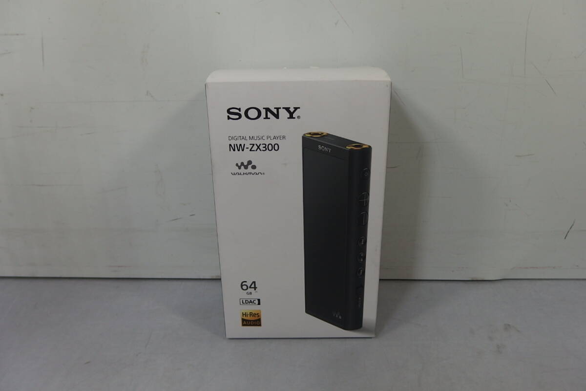 ◆未使用 SONY(ソニー) ハイレゾ ウォークマン ZXシリーズ 64GB NW-ZX300 ブラック ハイエンドデジタルオーディオ MP3プレーヤー