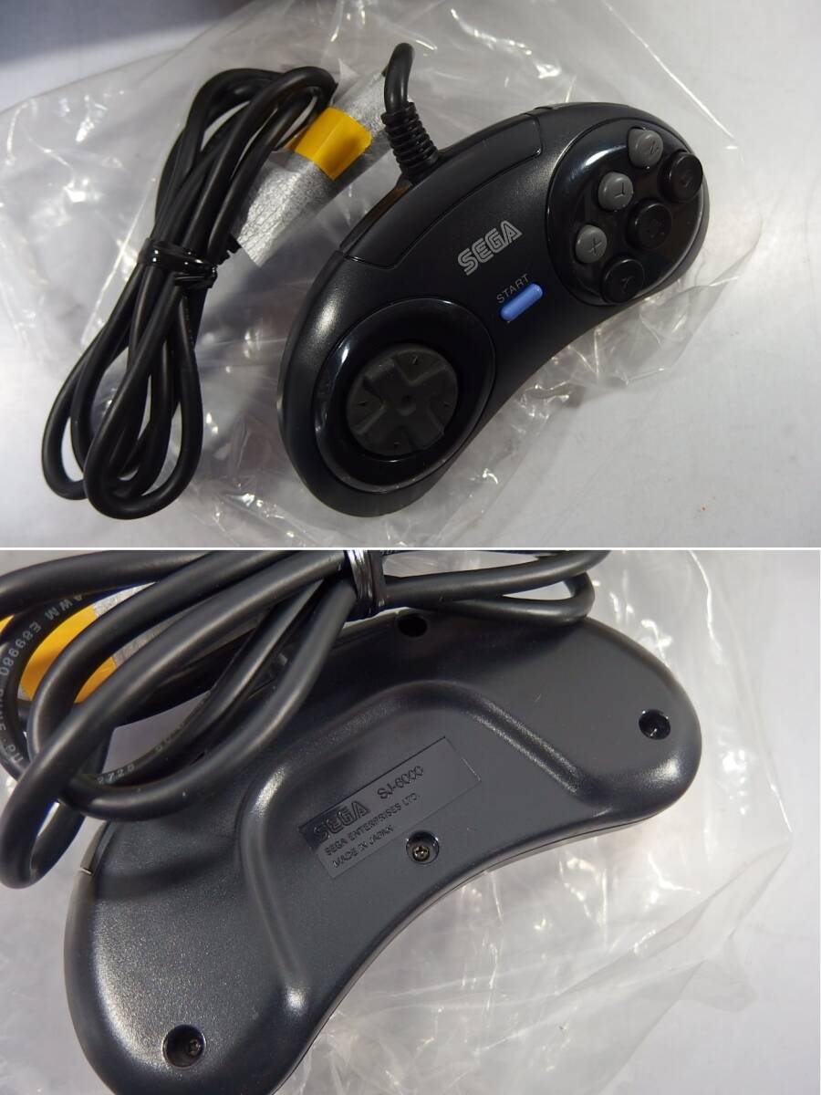 ◆未使用or新品同様 SEGA(セガ) MD/MD2 メガドライブ2 本体 HAA-2502 ブラック MEGA DRIVE メガドラ2 16BIT(16ビット)の画像9