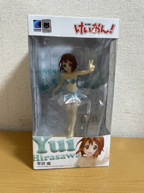 【中古美品】けいおん 平沢唯 BEACH QUEENS (1/10 ウェーブ) 合宿での唯_画像1