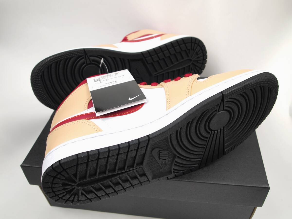 ｈ862　新品　ナイキ エアジョーダン1 カーディナルレッド　Nike Air Jordan 1 Cardinal Red　554724-201　US8.5 26.5cm_画像4