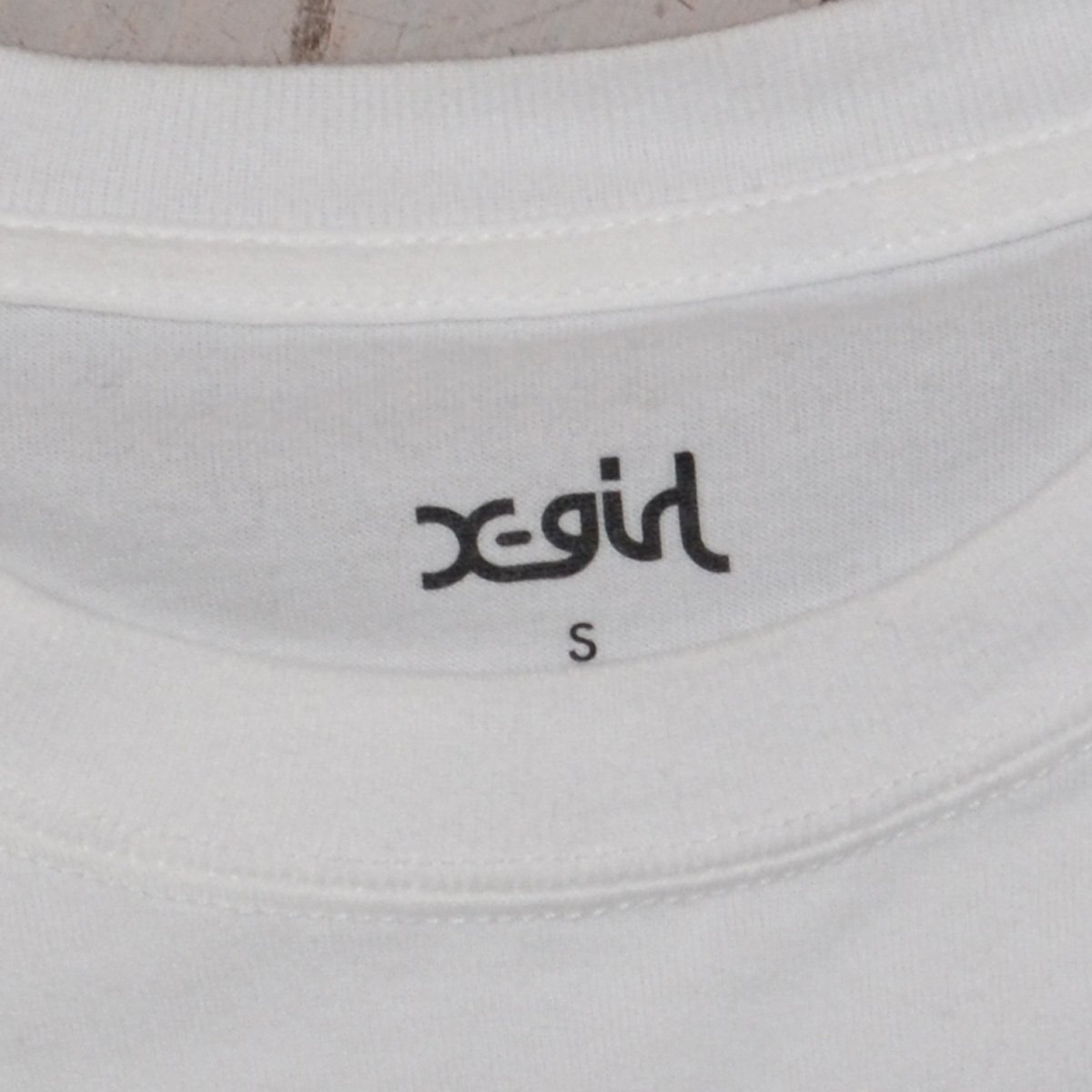 X-GIRL エックスガール WAVE FACE S/S TEE DRESS ウェーブ フェイス 半袖 Ｔワンピ ワンピース Ｔシャツ Sサイズ 21ss レディース L789705_画像3