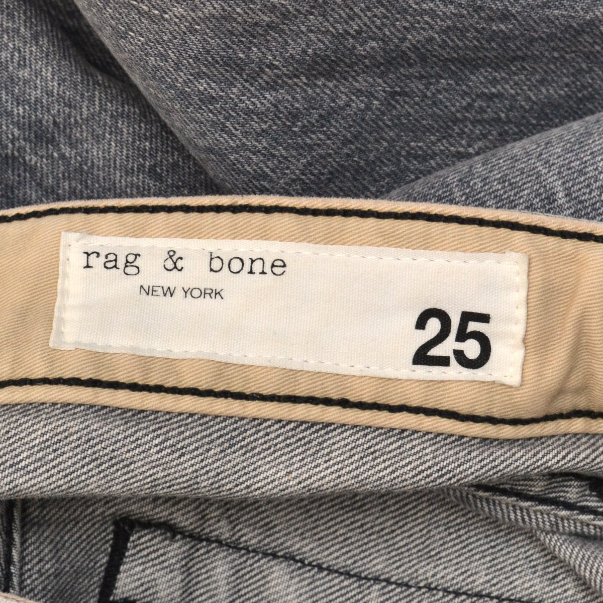 rag & bone ラグ＆ボーン カットオフデニムパンツ ジーンズ 25サイズ レディース アメリカ製 R1-W04052 L752605_画像6