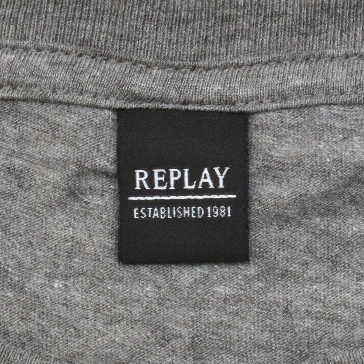 REPLAY リプレイ BLUE JEANS プリントTシャツ ベーシックジャージークルーネックTEE M3598.000.2660 Sサイズ メンズ 半袖 トップス M700208の画像3