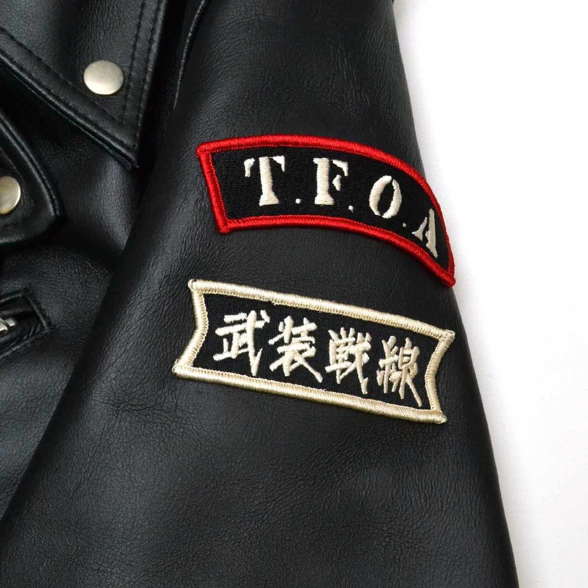 CROWS WORST クローズ ワースト レザーダブルライダース TF-RJ08 四代目 T.F.O.A 武装戦線 九能龍信モデル 36サイズ メンズ M8192159_画像3