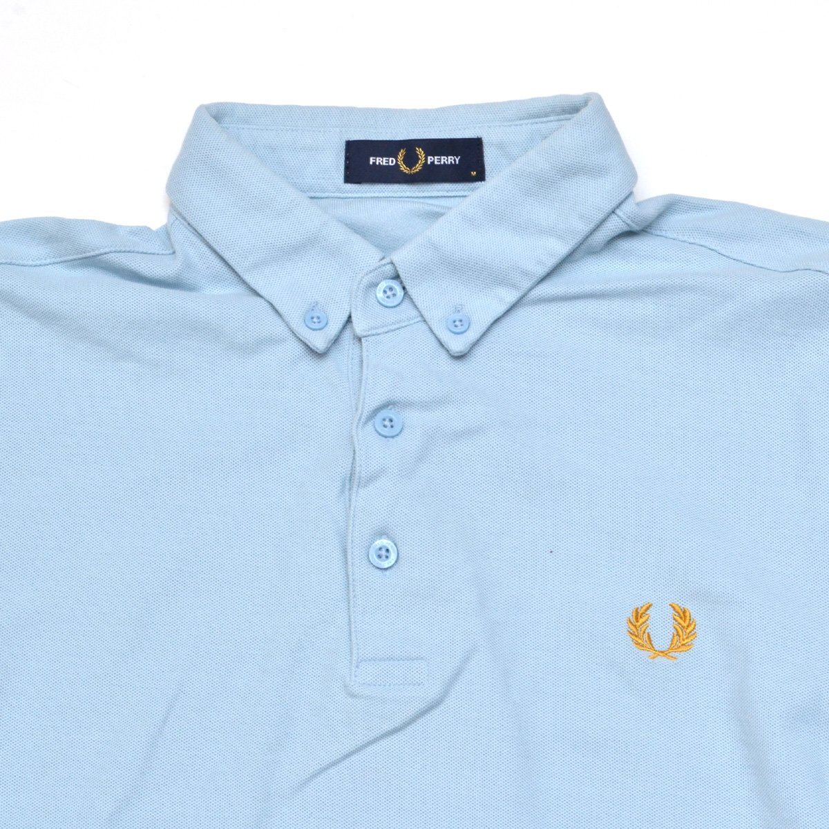 定価12100円 FRED PERRY フレッドペリー ボタンダウンポロシャツ 半袖 M8543 Mサイズ メンズ トップス 月桂樹ロゴ M652024_画像5