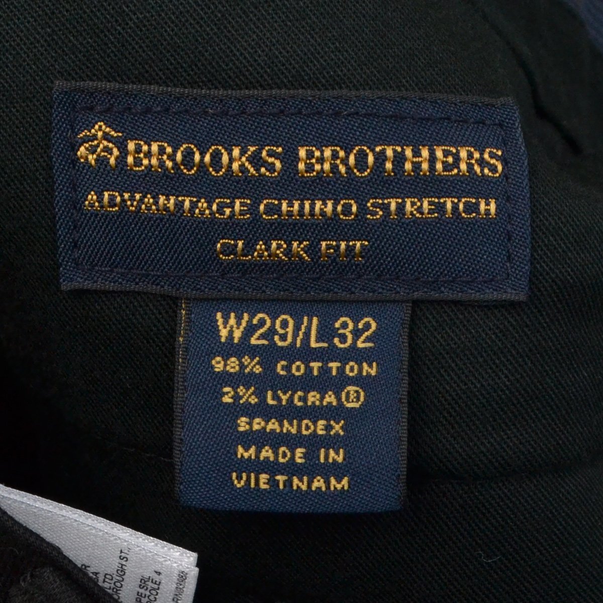 未使用 BROOKS BROTHERS ブルックスブラザーズ チノストレッチパンツ ブラック W29サイズ メンズ M685830_画像6